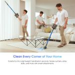 Stick Vacuum Cleaner 45Kpa 450W 60Min Runtime Anti-Tangle Silver - Image 7