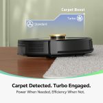 Robot Vacuum And Mop 8000Pa LiDAR Navigation 150 Min Black - Image 9