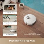 Robot Vacuum And Mop 19,000Pa Suction Obstacle Avoidance White - Image 9