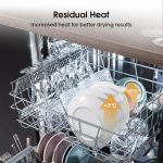 Freestanding Dishwasher 13 Place Settings 60cm Black - Image 10