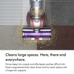 Upright Bagless Vacuum Cleaner 700W Self-Detangling Pet Hair Nickel/Silver - Image 3