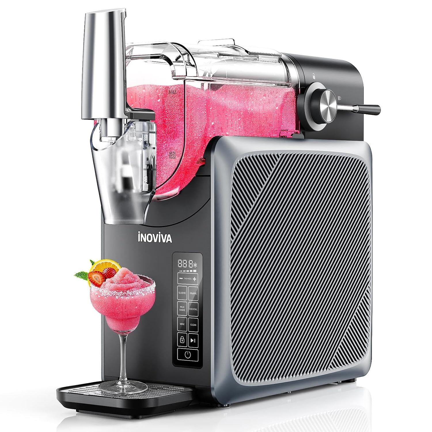 81Wk8kKadnL._SL1500.jpg Frozen Drink Maker 2.0L 5 Preset Modes Self-Cleaning White - Image 1