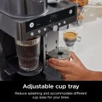 2-in-1 Filter Coffee and Pod Capsule Machine with Built-in Milk Frother 1.8L Gunmetal - Image 9