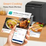 Dual Blaze Air Fryer 6.4L Top & Bottom Heating No Shaking Black - Image 6