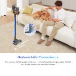 Stick Vacuum Cleaner 45Kpa 450W 60Min Runtime Anti-Tangle Silver - Image 5