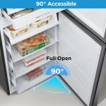 Freestanding Fridge Freezer 273L 60/40 Frost Free Stainless Steel - Image 6