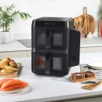Double Stack Air Fryer 9L 2400W 12 Functions Black - Image 3