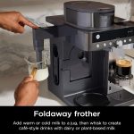 2-in-1 Filter Coffee and Pod Capsule Machine with Built-in Milk Frother 1.8L Gunmetal - Image 4