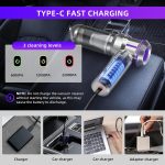 Handheld Vacuum Cleaner 22000Pa 3 Speed Brushless Motor Cordless Silver - Image 5