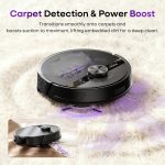 Robot Vacuum Cleaner 7000Pa LiDAR Navigation 180Mins Runtime Black - Image 8