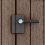 Resin Garden Storage Shed 8 X 6 Ft Brown Double Doors Lockable - Image 3