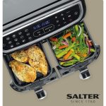 Dual Air Fryer 8.2L 12 Presets Sync & Match Cook Black - Image 7