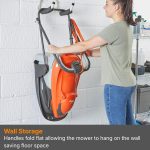 Hover Lawn Mower 33cm 1700W 20L Grass Box 4 Cutting Heights Orange Grey - Image 10