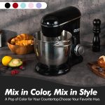 Stand Mixer 1300W 6L 10 Speeds Pulse Function Black - Image 7