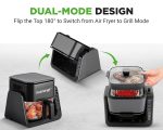 Air Fryer and Grill 4L 7-in-1 Preset Cook Modes Black - Image 5
