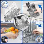Table Top Dishwasher 5L 950W 8 Programs Black - Image 4