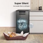 Freestanding Dishwasher 10 Place Settings 60cm Black - Image 7