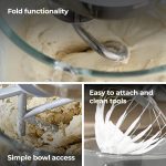 Stand Mixer 5L 1000W 6 Speed Cream - Image 4