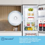 Freestanding Fridge Freezer 256L Frost Free Water Dispenser White - Image 10