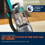Upright Bagless Vacuum Cleaner 600W 2L HEPA Filter Graphite/Teal - Image 8