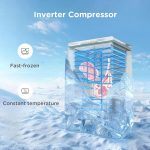 Chest Freezer 99L 54.5cm White Freestanding - Image 3