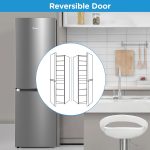 Freestanding Fridge Freezer 273L 60/40 Frost Free Stainless Steel - Image 7
