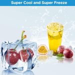 Freestanding Fridge Freezer 273L 60/40 Frost Free Stainless Steel - Image 4