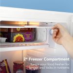 Under Counter Fridge 91L 48cm Chill Box Reversible Door White - Image 8
