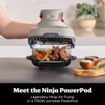 Portable Air Fryer 3.8L 1700W 4 Functions Stone - Image 3