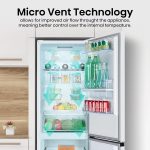 Freestanding Fridge Freezer 304L Total No Frost Water Dispenser White - Image 7