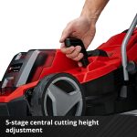 Cordless Lawn Mower 33cm 18V 4.0Ah Brushless Motor Red Black - Image 7