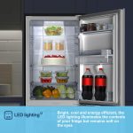 Freestanding Fridge Freezer 256L Frost Free Water Dispenser White - Image 9