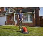 Hover Lawn Mower 25cm 1400W 15L Grass Box 4 Cutting Heights Orange Grey - Image 6
