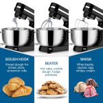 Stand Mixer 5-Quart 8-Speed 1000W Tilt-Head Black - Image 4