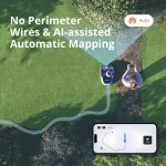 Robotic Lawn Mower 500m² EFLS 2.0 RTK Vision AI Mapping Grey - Image 2