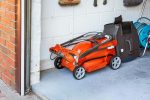 Corded Electric Lawn Mower 1600W 38cm 45L 5 Heights Orange Grey - Image 8