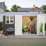 Garden Storage Shed 10 X 8 Ft Anthracite Metal Apex Roof - Image 8