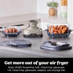 Portable Air Fryer 3.8L 1700W 4 Functions Stone - Image 2