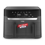 Dual Air Fryer 11L 8 In 1 2700W Touchscreen Java-Grey - Image 10
