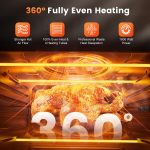 Air Fryer Oven 30L 18 Presets Dual-Cook Digital Touch Black - Image 4