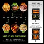 Dual Stack Air Fryer 11L 2460W 6 Presets Graphite - Image 4