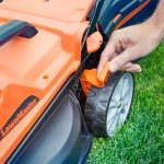 Cordless Lawn Mower 34cm 24V 2x4.0Ah Batteries Rear Roller - Image 3