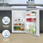 Under Counter Fridge 97L Freestanding With Reversible Door White - Image 4