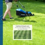 Electric Lawn Mower 38cm 1600W 40L Bag 5 Cutting Heights Blue - Image 5