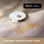 Robot Vacuum And Mop 19,000Pa Suction Obstacle Avoidance White - Image 2