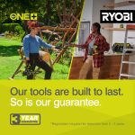 Cordless Pole Hedge Trimmer 45cm 18V ONE+ Diamond-Ground Blade - Image 10
