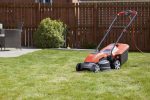Corded Electric Hover Lawn Mower 1500W 36cm 40L 5 Heights Orange Grey - Image 6