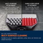 Spot Cleaner 1.6L 4.5m Cord Multi-Surface Handheld Red Grey - Image 5