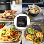 Air Fryer Oven 10L 2000W Digital Touch Fry Bake Dehydrate Black Grey - Image 3