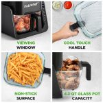 Air Fryer and Grill 4L 7-in-1 Preset Cook Modes Black - Image 7